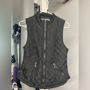 Laura Scott Black Vest, Size Medium